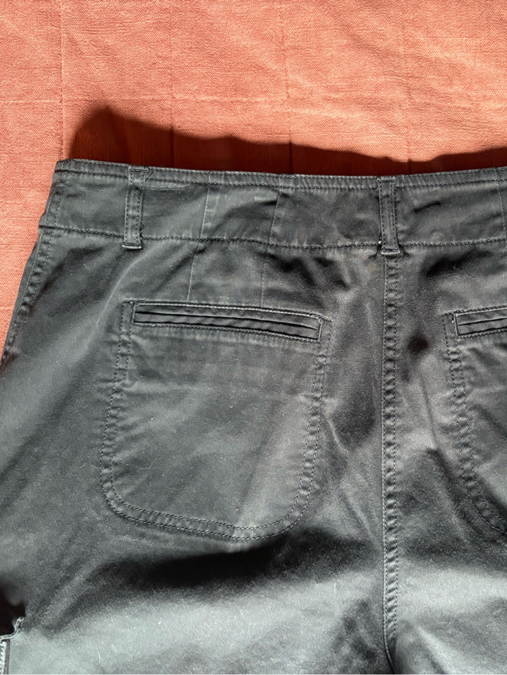J. Jill Black Cargo Shorts- Size 8- Cotton Shorts - Picture 10 of 12